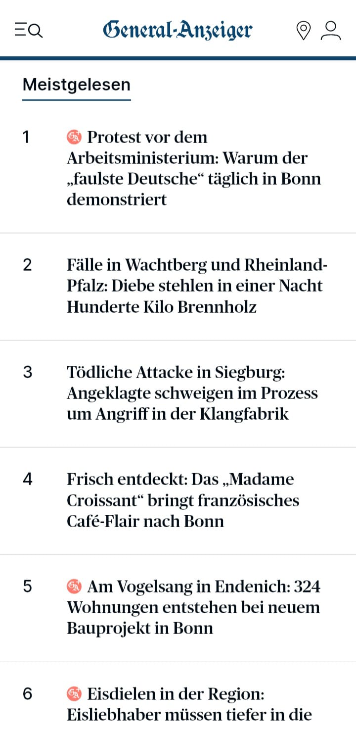 General - Anzeiger Bonn als Artikel in der Zeitung am 18.04.23